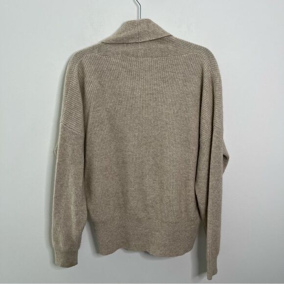 Michael Kors Collection Cashmere Blend Wrap Sweater L - Picture 4 of 6